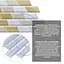 Декоративна панель Sticker Wall ПВХ 960х480х4мм Біло-бежева клінкерна цегла SW-00001430 - мініатюра 2