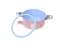 Набор посуды Lora Ravenna NA25KIT/PINK из 3 предметов розово-голубой - миниатюра 3