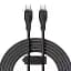 Кабель Baseus Pudding Series Fast Charging Cable Type-C to Type-C 100W 2m P10355702111-01 Black - миниатюра 1