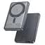 Power bank Hoco Q46 5000mAh PD 20W 3в1 магнитный с функцией беспроводной зарядки серебристый серый - миниатюра 1