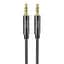 Кабель Hoco AUX UPA19 Pisces Cable 3.5" to Cable 3.5" 2m Black - миниатюра 1
