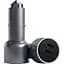 Автомобильное зарядное устройство Satechi Car Charger Space Dual USB-C PD 40W Gray (ST-U2C40CCM) - миниатюра 1