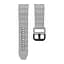 Ремінець для Samsung Galaxy Watch 6 40mm 6 44mm - сіро-чорний ширина кріплення 20мм силікон Watchbands Ribbed (W11-1WB38443869) - мініатюра 3