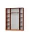 Шафа-купе дводверна MebelStar Комбо AL ДСП/Дзеркало 180x45x210 см Аляска білий (MBS-2725) - мініатюра 2