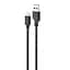 Кабель SkyDolphin S27L Spring Anti-Brake USB - Lightning (M/M), 1 м, Black (SDUSB-000609) - миниатюра 1