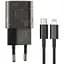 Сетевое зарядное устройство XO CE05 1USB+1Type-C PD30W+QC3.0 18W + Lightning Cable Black - миниатюра 1