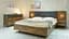 Кровать (каркас) Perfect Home Милтон/Milton 160 с мягким изголовьем двуспальная Каштан/антрацит (PFH-091084) - миниатюра 9