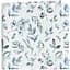 Пелюшкі муслінові Cosas Flowers CS2 75х100 см (MuslinDiapers_FoliageBlueMint_75x100) - мініатюра 1