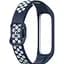 Ремінець DK Silicone Sport Band Nike для Samsung Galaxy Fit2 (R220) (blue / white) - мініатюра 1