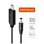 Кабель живлення USB to DC 5.5x2.5mm 9V 1.0m black ColorWay (CW-CBUD066-BK) - мініатюра 2