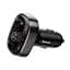 FM-трансмітер Baseus S-09 Overseas Edition 2xUSB Car FM Transmitter Cluster Чорний - мініатюра 2