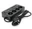 Мережевий фільтр-подовжувач Voltronic G-13H 3000W 4 Socket + 4 USB 3.2 А + 2 Type-C + таймер 2 м Black - мініатюра 4