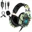 Наушники Onikuma Gaming with LED K8 Camouflage-Green - миниатюра 1