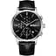 Наручний годинник чоловічий Lee Cooper Leather Black Сріблястий (3434) - мініатюра 1