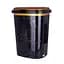 Корзина для белья Violet House Decor Marble Black, 55 л, черный (0190 DECOR Marble BLACK 55 л) - миниатюра 1