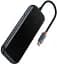USB-хаб Baseus AcmeJoy 4-Port Type-C HUB Adapter (Type-C to USB3.0*3+Type-C PD&Data *1) WKJZ010013 Dark Grey - мініатюра 4