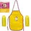 Фартух дитячий з нарукавниками для дівчаток CR5530(Yellow) 54х37 см (91392) - мініатюра 1