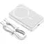 Портативна батарея Powerbank Powerbank Baseus Magnetic Mini Wireless Quick Charging 10000 mAh 30 W PPCX110202 White - мініатюра 3