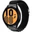 Ремінець для Samsung Galaxy Watch 4 44mm - чорний Watchbands NormalCloth ширина кріплення 20мм нейлоновий (W24-7WB22243221) - мініатюра 1