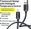 Кабель Baseus Crystal Shine Series Fast Charging Cable USB to Lightning 2.4A 1.2m CAJY000001 Black - миниатюра 3