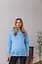 Вільний худі для майбутніх мам тринитка без начосу Chelm L-XL (46-48) Lullababe Блакитний - мініатюра 7