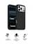 Силиконовый чехол с MagSafe для Apple iPhone 17 Pro Max, ICON2 MagCase, черный, противоударный, панель с мягкой подкладкой, защита всего корпуса, поддержка беспроводной зарядки, совместим с защитными стеклами и пленками, ArmorStandart (ARM86249) - миниатюра 3