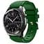 Силіконовий ремінець Watchbands для Samsung Gear S3 Samsung Galaxy Watch 46mm Silver - темно-зелений (WB001DARKGREEN) - мініатюра 1