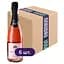 Упаковка ігристого вина Comte de Chamberi Rose рожеве сухе 4.5 л (0.75 л x 6 шт.) - мініатюра 1