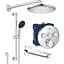 Душова система прихованого монтажу Grohe QuickFix Smartcontrol UA202801R3, Хром - мініатюра 1