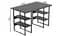 Компьютерный стол Карен 75x120x60 черный ДСП Сосна Кембра 16мм FRD-102044 - миниатюра 3