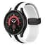Ремінець для Samsung Galaxy Watch 6 40mm 6 44mm - біло-чорний ширина кріплення 20мм силікон Watchbands Cls-line-black (W36-1W432432) - мініатюра 2