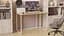 Комп'ютерний стіл Ferrum-decor Ханна 75x120x60 білий ДСП Дуб Артизан 16мм (FRD-106213) - мініатюра 2