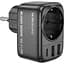 Мережевий фільтр Borofone BAC14 Wide 1-socket wall outlet (1C2A) (EU/GER) чорний - мініатюра 1