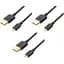Кабель Amazon Basics USB 2.0 A Micro B 0.9 м чорний 3 шт. - мініатюра 1