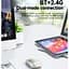 Миша бездротова Hoco GM29 Mysterios Bluetooth + 2.4G Space White - мініатюра 2