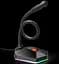 Настольный USB-микрофон MeeTion MT-MC13 с подсветкой RGB 5В Гусиная шея на 360 градусов Черный - миниатюра 5