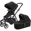 Дитяча коляска Thule Sleek Midnight Black on Black з люлькою (TH 11000026) - мініатюра 1