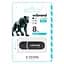 USB флеш накопичувач Wibrand 8GB Panther Black USB 2.0 (WI2.0/PA8P2B) - мініатюра 2
