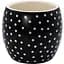 Ваза-кашпо МВМ My Home, 13 см, черная (DH-FLOWERS-27 BLACK) - миниатюра 1