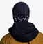 Балаклава Buff MICROFIBER BALACLAVA phys black Черный-белый - миниатюра 4