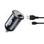 Автомобильное зарядное устройство XO CC46 QC3.0 18W car charger with Micro cable Серый - миниатюра 1