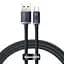 Кабель Baseus Crystal Shine USB 2.0 to Type-C 100W 1.2 м Черный (CAJY000401) - миниатюра 1