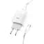 МЗП Hoco C72A Glorious 2.1A (1USB-A) + кабель USB to Type-C Білий - мініатюра 3