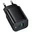 СЗУ Borofone BAS83A Star PD20W+QC3.0 (1USB-A/1C) Black - миниатюра 1