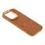 Чохол-накладка Kajsa Briquette Collection Rhombus Apple iPhone 14 Pro Brown - мініатюра 6