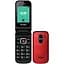 Мобільний телефон розкладачка Ergo F241 Dual Sim червоний - мініатюра 1