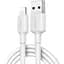 Кабель Usams SJ605 U84 2.4A Lightning Charging Data Cable 2 м Білий - мініатюра 1