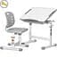 Комплект мебели Evo-Kids Grey: стол+стул+полка+лампа (BD-24 G) - миниатюра 1