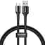 Кабель Baseus Halo Cable USB to Micr USB 3A 1m CAMGH-B01 Black - мініатюра 1