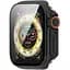 Чохол-накладка DK Пластик Soft-Touch Glass Full Cover Ultra для Apple Watch 41mm (black) - мініатюра 2